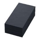 SERVIETTE BIO DUNISOFT NOIR 40X40CM 1/8 (PLIAGE LIVRET) (6X60) photo du produit