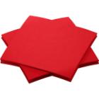 SERVIETTE BIO DUNISOFT ROUGE 20X20CM 1/4 (16X180) photo du produit