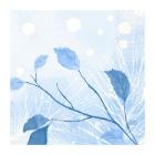 SERVIETTE DUNI PAP. FROSTED WINTER 33X33CM 3 PLIS 1/4 (10X50) photo du produit