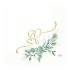 SERVIETTE DUNI PAP. LOVE HEARTS 33X33CM 3 PLIS 1/4 (10X50) photo du produit