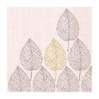 SERVIETTE DUNI PAP. ASPEN 33X33CM 3 PLIS 1/4 (10X50) photo du produit