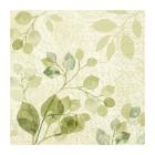 SERVIETTE DUNI PAP. PAISLEY LEAVE 33X33CM 3 PLIS 1/4 (10X50) photo du produit