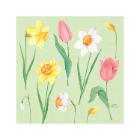 SERVET DUNI PAP. SPRING MELODY 33X33CM 3LGS 1/4 (10X50) artikelfoto