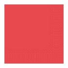 SERVIETTE DUNI PAP. ROUGE 33X33CM 3PLIS 1/4 (4X250) photo du produit