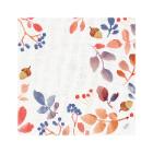 SERVIETTE BIO DUNISOFT AUTUMN GRADIENT 40X40CM 1/4 (6X60) photo du produit