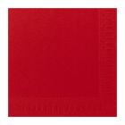SERVIETTE DUNI PAP. ROUGE 40X40CM 3PLIS 1/4 (4X250) photo du produit