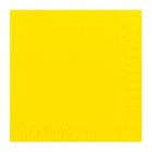SERVIETTE DUNI PAP. JAUNE 33X33CM 2PLIS 1/4 (16X125) photo du produit