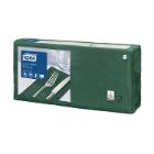 SERVIETTE TORK LUNCH NAPKIN VERT FONCE 33X33CM 2PLIS 1/8 (10X200) photo du produit