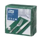 SERVIETTE TORK PAP. VERT FONCE 39X39CM 2PLIS 1/8 (12X150) photo du produit