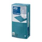 SERVIETTE TORK COCKTAIL BLEU PETROLE 24X24CM 2PLIS 1/4 (12X200) photo du produit