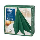 SERVIETTE TORK LINSTYLE PREMIUM DINNER NAPKIN PINE GREEN 39X39CM 1/4 (12X50) photo du produit