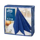 SERVIETTE TORK LINSTYLE PREMIUM DINNER NAPKIN MIDNIGHT BLUE 39X39CM 1/4 (12X50) photo du produit