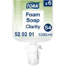 SAVON MAINS-LOTION CLARITY TORK PREMIUM LIMPIDE SANS PARFUM S4 (6X1L) photo du produit