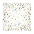 NAPPERON DUNISILK+ CONFETTI 84X84CM (5X20) photo du produit