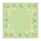 NAPPERON BIO DUNICEL SPRING MELODY 84X84CM (5X20) photo du produit
