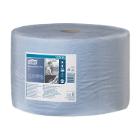 ROULEAU D'ESSUYAGE TORK PLUS BLEU 2PLIS 24CMX510M 1500CPS W1 (1) photo du produit