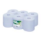ROULEAU D'ESSUYAGE WEPA COMFORT BLEU 2PLIS 20CMX150M (6) photo du produit
