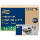 POETSDOEK TORK IND.CLEANING CLOTCH FOLDED 1LGS GRIJS 35.5X41.5CM W4 (4X120) artikelfoto