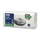 CHIFFON D&rsquo;ESSUYAGE TORK IND. HEAVY-DUTY FOLDED 1PLI BLANC 41.5X35.5CM W4 (4X60) photo du produit