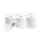 ROULEAU D'ESSUYAGE MIDI ECO LUCART CENTERFEED BLANC 19.5CMX300M (6) photo du produit