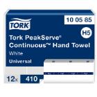 ESSUIE-MAINS TORK PEAKSERVE CONT.UNIVERSAL BLANC 1PLIS 22.5X20.1CM H5 (12X410) photo du produit