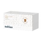 HANDDOEK SATINO SUPERSOFT IN DOOS WIT V-VOUW 2LGS 22X21CM (15X200) artikelfoto