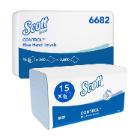 HANDDOEK SCOTT CONTROL INTERFOLD BLAUW 1LGS 20X31.8CM (15X240) artikelfoto