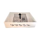 DISPENSER/TRAY VOOR SNACKBAG XL - KARTON WIT 295X232X65MM (1) artikelfoto