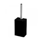 SET BROSSE WC SANTRAL CLASSIC MIDNIGHT INOX NOIR MAT 10X8.6X20CM (1)(1) photo du produit