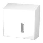 DISTRIBUTEUR PAPIER TOILETTE CLASSIC JUMBO INOX BLANC 37.7X13,1X35CM (1) photo du produit