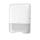 DISTRIBUTEUR ESSUIE-MAINS TORK SINGLEFOLD/C-FOLD ELEVATION LINE BLANC H3 (1) photo du produit