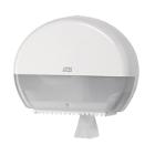 DISTRIBUTEUR PAPIER TOILETTE TORK MINI JUMBO ELEVATION LINE BLANC T2 (1) photo du produit