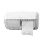 DISTRIBUTEUR PAPIER TOILETTE TORK TWIN TRADITIONNEL ELEVATION LINE BLANC T4 (1) photo du produit