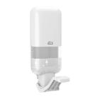 DISTRIBUTEUR SAVON ET DESINFECTANT MAINS TORK AVEC LEVIER COUDE BLANC S4 (1) photo du produit