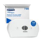 DISTRIBUTEUR PAP. TOILETTE SCOTT CONTROL MINI TWIN CF BLANC 46.4X13.3X27.4CM (1) photo du produit