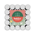BOUGIE CHAUFFE-PLATS BOLSIUS 4 HEURES BLANC D.38 H.16MM (8X100) photo du produit
