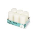 BOUGIE RUSTIQUE CYLINDRE BOLSIUS 60 HEURES SOFT PEARL D.68 H.130MM (2X6) photo du produit