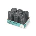 BOUGIE RUSTIQUE CYLINDRE BOLSIUS 60 HEURES STORMY GREY D.68 H.130MM (2X6) photo du produit