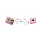 BOUGIE ANNIVERSAIRE PARAFFINE ASSORTI AVEC SUPPORT - D.8 H.70MM (20X50) photo du produit