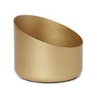 BOUGEOIR PLAT FRANS METAL OR 70X85MM (4X1) photo du produit
