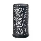 BOUGEOIR METAL TWIST NOIR D.75 H.140MM (4X1) photo du produit