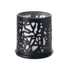 BOUGEOIR METAL TWINE NOIR 75X75MM (8X1) photo du produit
