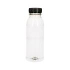 BOUTEILLE À CREME/JUS VERIVE RPET + BOUCHON NOIR D.38MM – 330ML (1X150) photo du produit