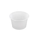POT ROND DELIPACK PP BLANC D.70.3 H.60MM - 125ML (10X100) photo du produit