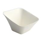 TULIP SQUARE BOWL OBLIQUE CANNE A SUCRE BLANC 65X65X45MM 50ML (12X50) photo du produit