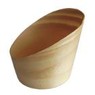 MINI GOBELET OBLIQUE EN BOIS D.62 H.67MM 85ML (20X50) photo du produit