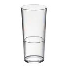 VERRE 1/2 PINT POLYCARBONATE TRSP. D.64 H.138MM 280ML (108) photo du produit