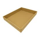 PLATEAU TRANSPORT CARTON BRUN/BRUN 380X293X50MM (1X50) photo du produit