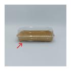 CAKE/SUSHI TRAY NR1 CARTON/PE BRUN 160X91X24MM 260ML (16X50) photo du produit