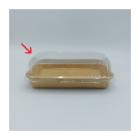 COUVERCLE PET TRSP 165X115X32MM > CAKE/SUSHI TRAY NR3 CARTON/PE 732041 (12X50) photo du produit